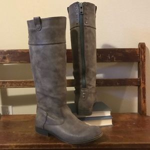 “Caapital” tall grey boots size 9